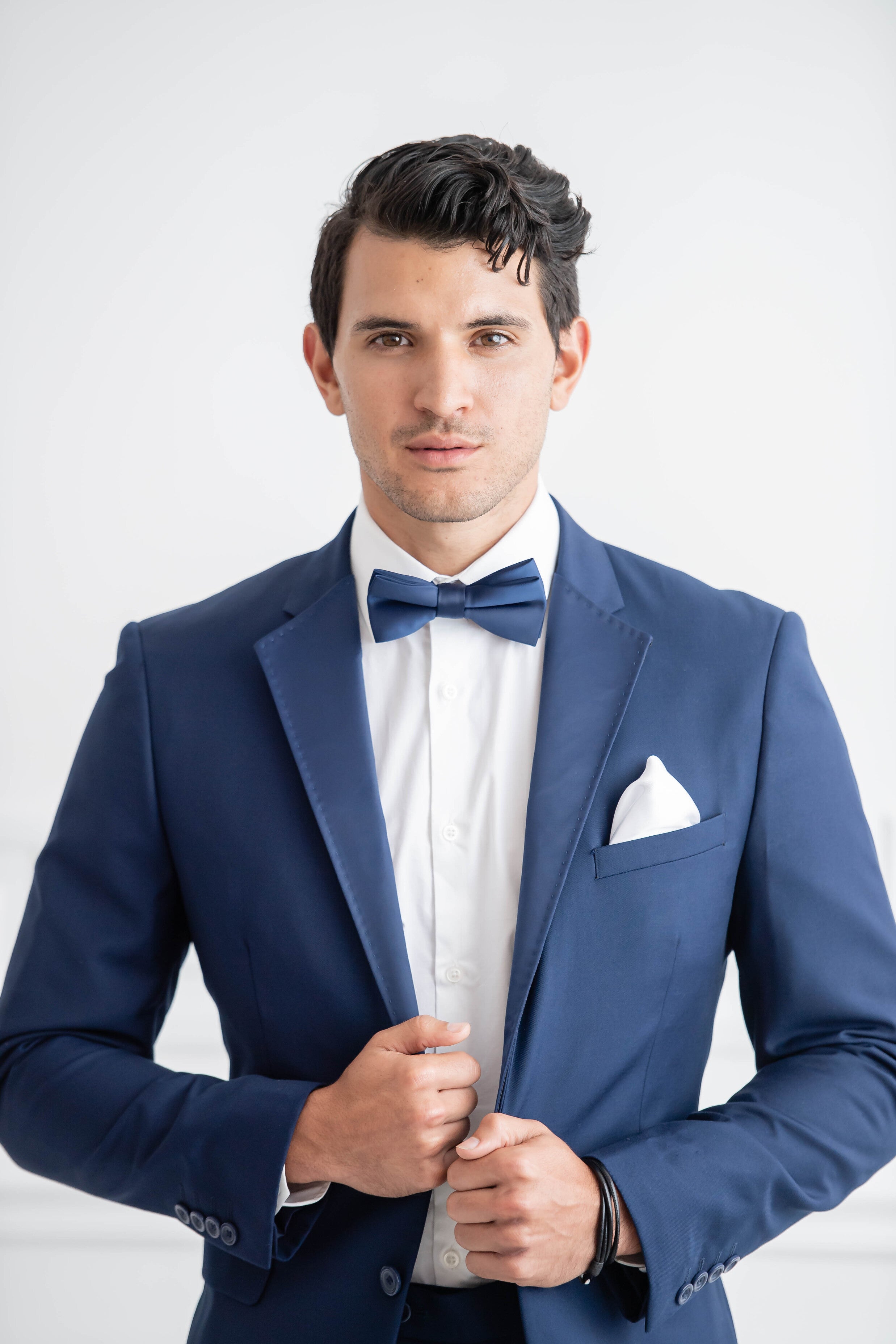 Blue tuxedo sale with tie